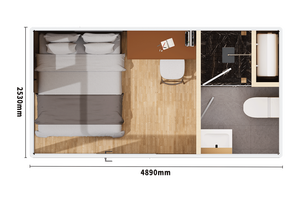 <span class=keywords><strong>Casa</strong></span> Modular Prefabricada con Esquinas Redondeadas, Salón, Cabina Prefabricada para Reuniones de Guitarra Acústica, Estación de Tapas y Vinos, Cabina Móvil - Product Image 3