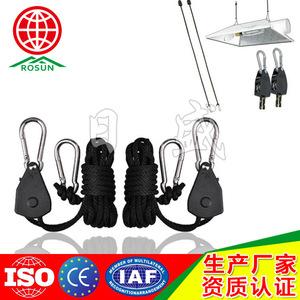 Rosun <b>Light</b> Lifter <b>Rope</b> 3.8Mm Nylon With Carabiner For Plant Grow System - Product Image 2