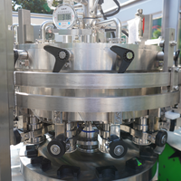 Machine de remplissage et de bouchage entièrement automatique pour boissons gazeuses en canettes et bouteilles en verre