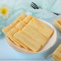 Snacks en gros 240g Gâteaux de riz non frits saveur lait croustillants Snacks croustillants Halal Gâteau de riz croustillant Snacks de céréales