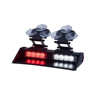 Golddeer 9,8 pulgadas Mini luz de advertencia LED intermitente Led Visor Light parabrisas luces estroboscópicas