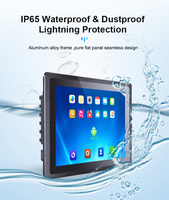 Aleación de aluminio completa 10,4 pulgadas Android 11 15 19 pulgadas Ip65 Panel de pantalla táctil industrial sin ventilador PC con quiosco Poe Vesa