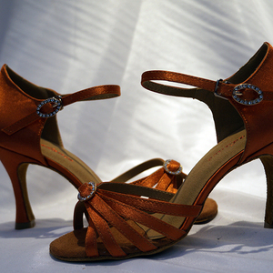 Scarpe Professionali da Ballo Latino per Ragazzi, Suola in Pelle Traspirante Flessibile e Leggera per Allenamento ed Esibizioni di Salsa e Tango - Product Image 1