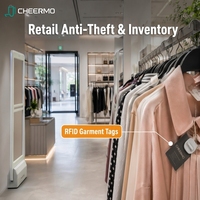 Étiquettes RFID autocollantes imperméables pour vêtements, maillots, bracelets, suivi des actifs de vente au détail