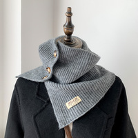 Écharpe cache-cou en tricot pour femme, douce et chaude, confortable, à enfiler, style tour de cou, pour l'automne et l'hiver, usage quotidien décontracté, OEM/ODM