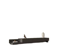 Table basse console TV 2025 tout-en-un, unité murale mince pour les maisons compactes modernes, style minimaliste et rangement intelligent