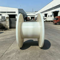 Bobine industrielle solide et opaque anti-corrosion, haute dureté, vide, en plastique, pour fil émaillé d'instrumentation