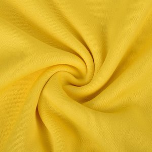 Tela de Malla Piqué de Poliéster Amarillo de Secado Rápido para Camisetas Deportivas, Uniformes de Equipo, Impresión, Tejido Transpirable al por Mayor - Product Image 1