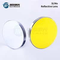 Raymach Si Miroir laser CO2 20 25mm 30 38.1 Miroirs réfléchissants plaqués or 100W Pièces de rechange CO2 Lentille laser en silicone