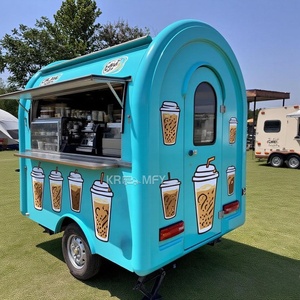 Remolques de Comida para Hamburguesas, Remolque Móvil de Bebidas con Cocina Totalmente Equipada, Carrito de Venta de Hot Dogs - Product Image 2