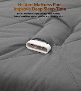 4 niveaux de chauffage 8H Arrêt automatique <span class=keywords><strong>Lit</strong></span> chauffant lavable pour différents matelas Couvre-<span class=keywords><strong>lit</strong></span> chauffant électrique - Product Image 4