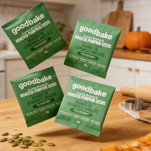 Emballage personnalisé imprimé thermoscellable pour sachets de graines, barres protéinées, céréales, noix, chocolat, biscuits, bonbons gélifiés - Product Image 1