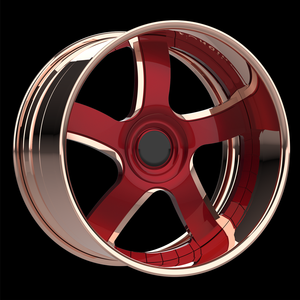 ล้อฟอร์จ XINLAI แบบสั่งทำพิเศษ สีแดง ขอบลึก 2 ชิ้น ขนาด 18-22 นิ้ว 5x112 5x120 สำหรับการประกอบชุดแต่งสมรรถนะสูงแบบขอบลึก - Product Image 1