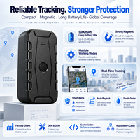 Traceur GPS multi-alarmes 4G+2G 10000mAh avec aimant puissant, détection de vibration, géolocalisation et alertes de batterie faible pour les actifs
