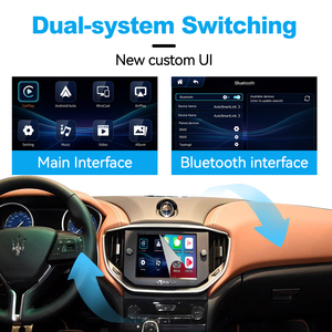 2025 joyeauto 2014-2016 quattroporte/Ghibli Carplay Android giao diện tự động mmi gương liên kết USB Audi màn hình cảm ứng - Product Image 5