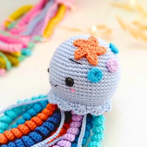 Gran oferta de juguete de <span class=keywords><strong>pulpo</strong></span> bonito de <span class=keywords><strong>ganchillo</strong></span> 100% hecho a mano juguetes de animales de punto de peluche bebé seguro hecho a mano muñeca de <span class=keywords><strong>pulpo</strong></span> de <span class=keywords><strong>ganchillo</strong></span> - Product Image 6