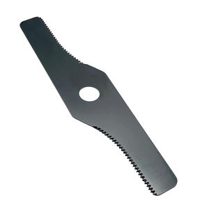Lame de scie circulaire monobloc en acier inoxydable et acier au manganèse pour tondeuse à gazon, accessoires de débroussailleuse à dents droites pour désherbage - Product Image 4