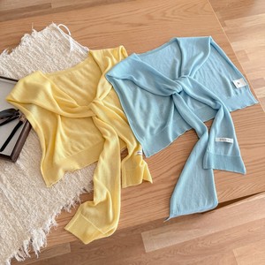 Sciarpa Lunga in Maglia Tinta Unita per Donna Musulmana, per Tutte le Stagioni, da Indossare in Ambienti Climatizzati, come Gilet o <span class=keywords><strong>Camicia</strong></span> Annodata - Product Image 3