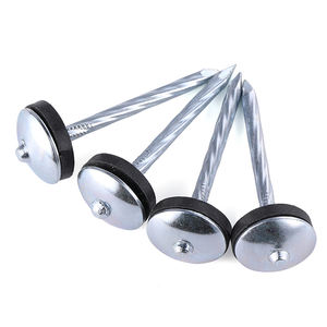 Produttori di vendita calda fornitura moderno e semplice zincato chiodi ondulato a forma di ombrello viti muro di cemento chiodi - Product Image 2