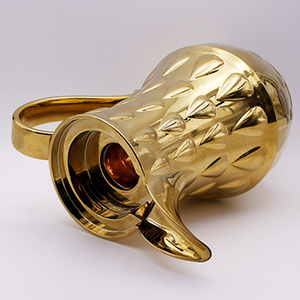 Carafe à café et thé de luxe de style arabe avec doublure en verre, écologique, avec poignée et couvercle, idéale pour les cadeaux d'affaires - Product Image 3