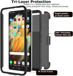 Funda protectora a prueba de golpes para <span class=keywords><strong>Samsung</strong></span> <span class=keywords><strong>Galaxy</strong></span> <span class=keywords><strong>S21</strong></span> <span class=keywords><strong>Ultra</strong></span>, funda protectora con enganche para teléfono móvil - Product Image 5