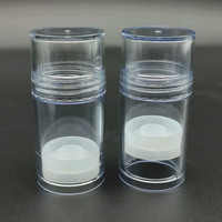Conteneur rond en plastique pour déodorant, 30g 50g 75g, 50 pièces