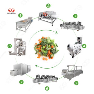 Machines multifonctionnelles Iqf à champignons shiitake congelés pour la fabrication de légumes surgelés - Product Image 6