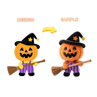 Nouveau design personnalisé de jouets de poupée en peluche vampire effrayants pour Halloween jouets en peluche effrayants poupée en peluche pour Halloween