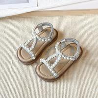 Chaussures de princesse en gros pour filles, sandales perlées pour tout-petits, chaussures pour enfants