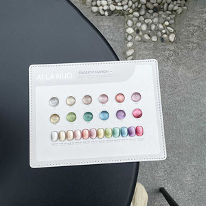 AILANUO nueva moda Nail Art Gel UV no tóxico venta al por mayor 12 colores Summer Cat Eye Nail Gel Moonlight Cat Eye Nail Salon - Product Image 2