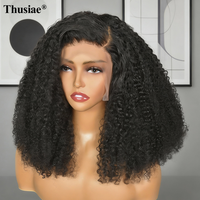 Perruque Bob 13x4 Deep Wave sans colle, cheveux humains brésiliens, prête à porter, bouclée, densité 250, transparente pour la dentelle et les baby hair