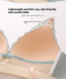 Số lượng lớn giá ren đôi móc không dây thu thập Womens đồ lót mang thai sau sinh cho con bú của phụ nữ cho con bú áo ngực - Product Image 6