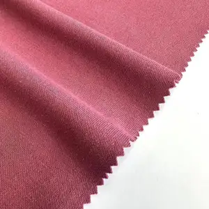 High Quality 65%polyester 35%Cotton Knitted Interlock Fabric Solid TC Scuba Fabric For Casual Clothing And Pants
