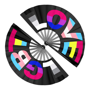 Éventails pliants POP de 33 cm, très sonores, personnalisables avec logo, pour la danse en ligne, les événements et les événements sonores - Product Image 3