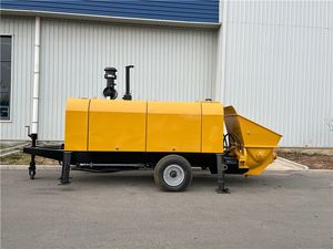 ปั๊มคอนกรีตแบบลากจูง ยี่ห้อ JIUHE ประสิทธิภาพสูง คุณภาพเยี่ยม รุ่น DHBT50 60 80 100 ซีรีส์ - Product Image 4