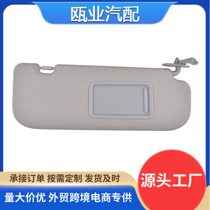 Hyundai Elantra Sun Visor 85220-3X000TX Right Side Gray 2011-2015 Model With Mirror And Buckle Installation - Product Image 5