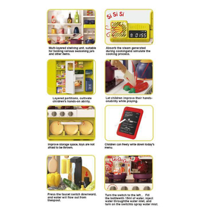 2025 nouveau jeu <span class=keywords><strong>de</strong></span> <span class=keywords><strong>cuisine</strong></span> semblant jouer éclairage électrique musique enfants pulvérisation <span class=keywords><strong>cuisine</strong></span> jouet multifonctionnel Montessori <span class=keywords><strong>cuisine</strong></span> jouets - Product Image 3