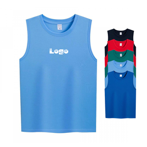 Men's Summer Sleeveless Gym Muscle Tank Top Quick Dry Fitness Bodybuilding <b>Running</b> <b>Singlet</b> Breathable Sports Shirts - Product Image 5