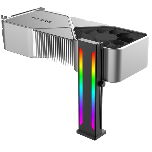 New Style GPU Holder Gpu Bracket Support Graphics Card 3PIN ARGB LED Aluminum Magnet Base Gpu Bracket