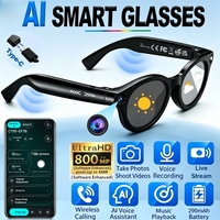 Nuovi Occhiali Intelligenti CY05 |   Registrazione HD Traduzione in Tempo Reale Chat AI Controllo Musicale Funzione Chiamata Ricarica Type-C Batteria da 290mAh per