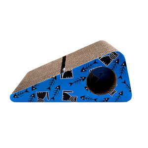 Rascador de gato moderno personalizado, papel corrugado sostenible más nuevo, Sisal de felpa, relleno de hierba gatera, juguete para gato, cartón de árbol para gato - Product Image 4