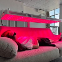 Panneau de luminothérapie LED rouge sur pied, 6 canaux, double puce, 3000W, haute puissance, machine PDT, chauffage physique, corps entier, 600 LED, garantie 3 ans
