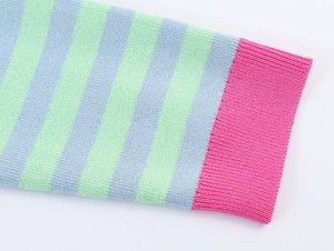 SHENZHU Style Européen et Américain Nouvelle Collection Printemps 26 <span class=keywords><strong>Pull</strong></span> Tricoté Décontracté Simple à Rayures à Manches Longues avec Col pour <span class=keywords><strong>Femme</strong></span> 5536015 - Product Image 5