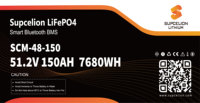 SUPCELION EU Stock 51.2V 150AH Baterai Lithium LiFePO4 Semi-solid State Bluetooth 5.0 Proteksi IP62 4000 Siklus 10 Tahun