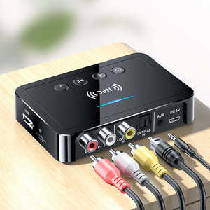 Nouvel adaptateur <span class=keywords><strong>audio</strong></span> sans fil radio FM trois-en-un, module <span class=keywords><strong>audio</strong></span> BT, récepteur émetteur pour ordinateur, <span class=keywords><strong>PC</strong></span>, TV, voiture - Product Image 4