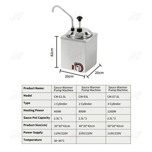ITOP Distributeur de <span class=keywords><strong>sauce</strong></span> au chocolat et de ketchup à pompe, chauffe-<span class=keywords><strong>sauce</strong></span> au fromage, prix de gros usine, vente chaude - Product Image 6