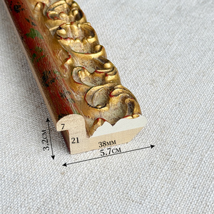 Vàng Đầy Màu Sắc Retro OEM Tùy Chỉnh Tường Nghệ Thuật Gỗ Tranh Đóng Khung Sơn Dầu Cho Tường Trang Trí Nội Thất Hình Ảnh Khung Thanh - Product Image 5