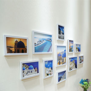 Fuling – Lot de cadres <span class=keywords><strong>photo</strong></span> en bois faits main, créatifs et abordables, tailles 4x6, 5x7, 6x8, 18x24 pouces, A4 – Décoration murale en bois - Product Image 2