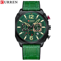 Montre-bracelet chronographe CURREN 8398, calendrier, sport, homme, montre à quartz, marque haut de gamme, luxe, originale, montre masculine d'affaires