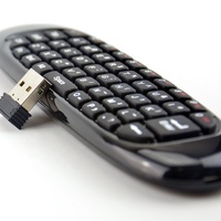 Mini Teclado Inalámbrico con Control Remoto, Retroiluminación LED, Giroscopio de Seis Ejes, 2.4G C120, para Smart TV Box, Gran Venta